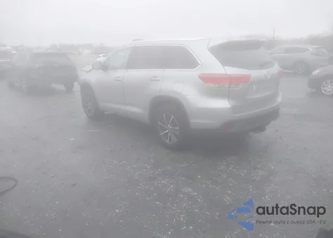 2017 Toyota Highlander Xle from USA, damaged, VIN 5TDJZRFH1HS372614